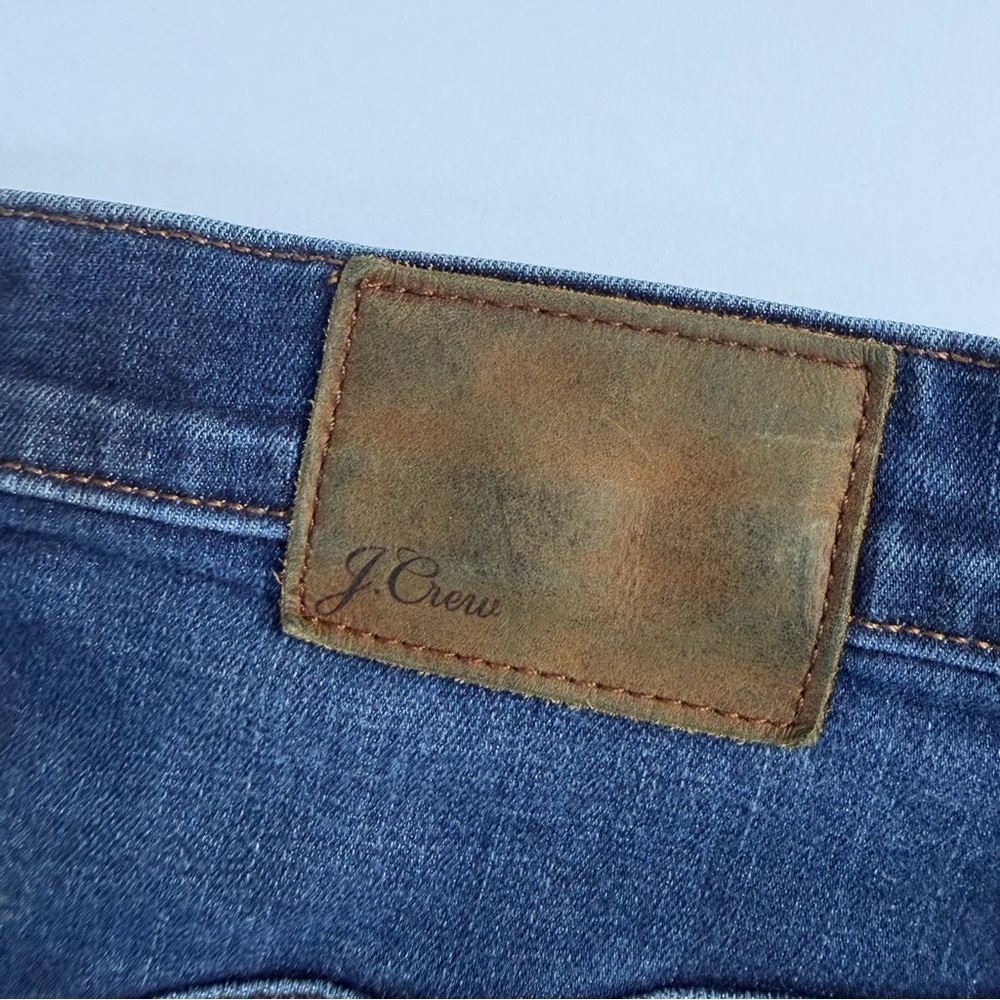 Woman’s J.Crew High Rise Toothpick Denim Jeans Size 30w x 28 Inseam​​ - Picture 4 of 9